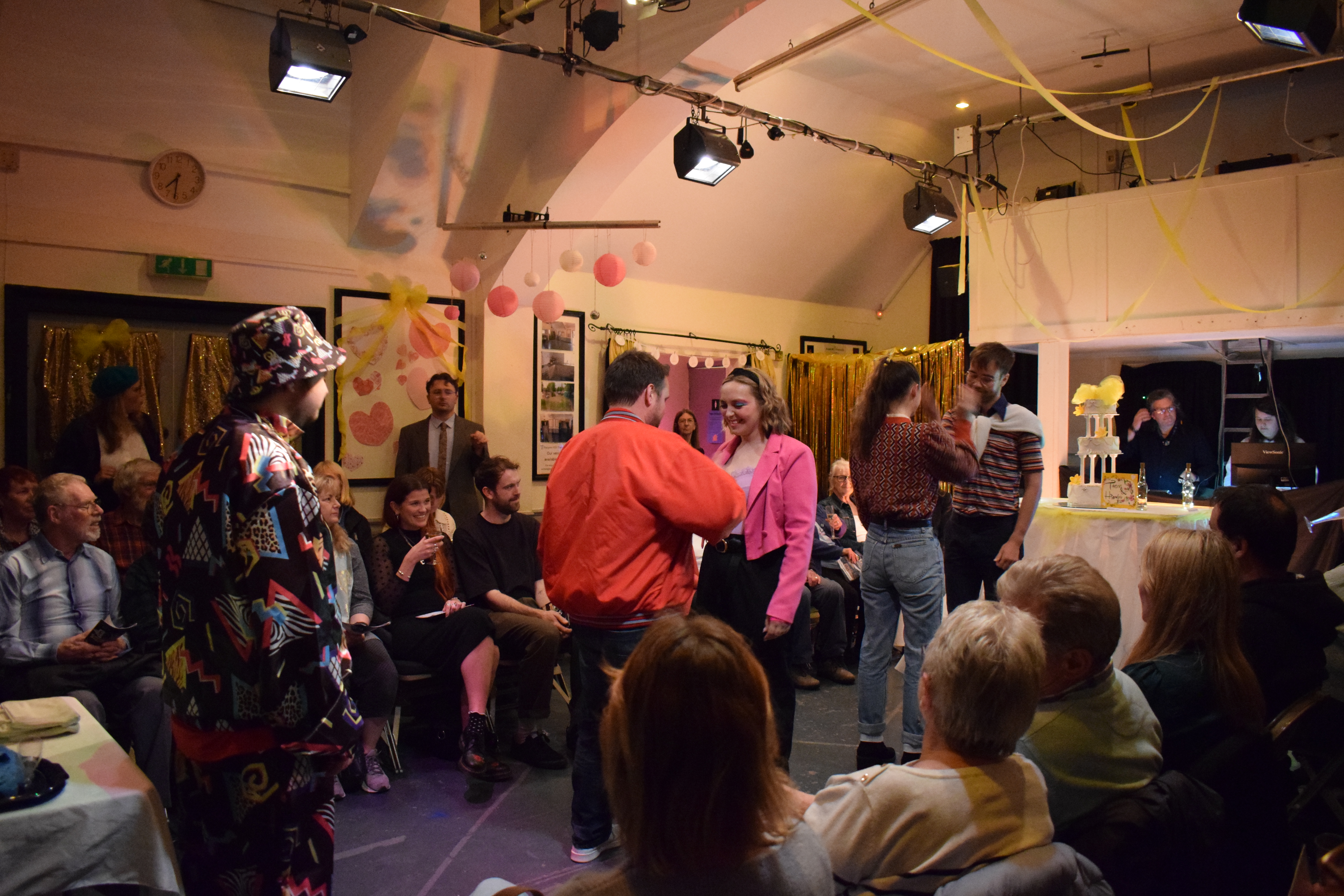 Start of show flashmob to Wake Me Up Before You Go-Go by Wham